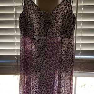 Lavender floral dress